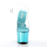 SKY-308 - Clr/Turquoise Chrome - Size 6 ONLY- CLEARANCE