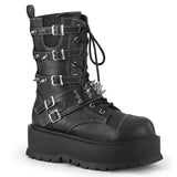 SLACKER-165 - Blk Vegan Leather
