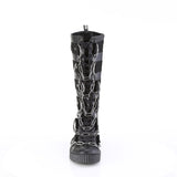 SNEEKER-405 - Blk Vegan Leather-Canvas