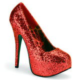 TEEZE-06GW - Red Glitter size 15 - CLEARANCE