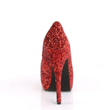 TEEZE-06GW - Red Glitter size 15 - CLEARANCE