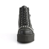 V-CREEPER-565 - Blk Vegan Leather