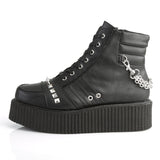 V-CREEPER-565 - Blk Vegan Leather