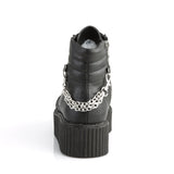 V-CREEPER-565 - Blk Vegan Leather
