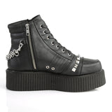 V-CREEPER-565 - Blk Vegan Leather