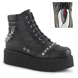 V-CREEPER-565 - Blk Vegan Leather