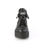 V-CREEPER-566 - Blk Vegan Leather