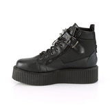 V-CREEPER-566 - Blk Vegan Leather