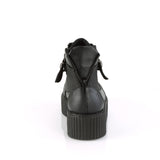 V-CREEPER-566 - Blk Vegan Leather