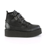 V-CREEPER-566 - Blk Vegan Leather