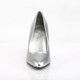 VANITY-420 - Slv Faux Leather - CLEARANCE