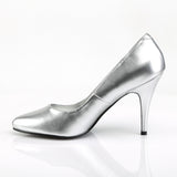 VANITY-420 - Slv Faux Leather - CLEARANCE