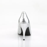VANITY-420 - Slv Faux Leather - CLEARANCE
