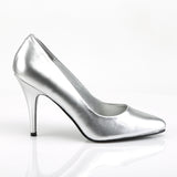 VANITY-420 - Slv Faux Leather - CLEARANCE