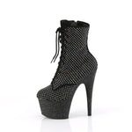 ADORE-1020RM - Blk Faux Suede-RS Mesh/Blk Matte