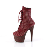 ADORE-1020RM - Burgundy Faux Suede-RS Mesh/Burgundy Mat