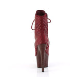 ADORE-1020RM - Burgundy Faux Suede-RS Mesh/Burgundy Mat