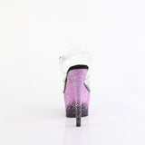 ADORE-708SS - Clr/Blk-Purple Multi Glitter