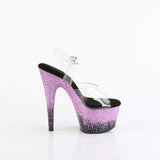 ADORE-708SS - Clr/Blk-Purple Multi Glitter