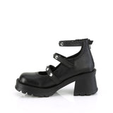 BRATTY-30 - Blk Vegan Leather