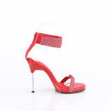 CHIC-40 - Red Faux Leather-RS/Red