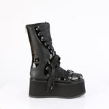 DAMNED-120 - Blk Vegan Leather-Pat