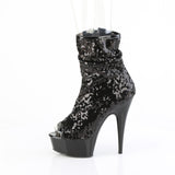 DELIGHT-1008SQ - Blk Sequins/Blk Matte