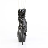 DELIGHT-1008SQ - Blk Sequins/Blk Matte