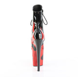 FLAMINGO-1020FLM Blk Pat-Red Metallic