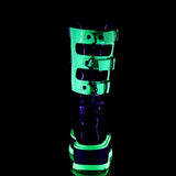 SLACKER-156 - Blk Pat-UV Neon Green