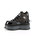 SLACKER-50 - Blk Patent-Blk Multi Glitter