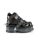 SLACKER-50 - Blk Patent-Blk Multi Glitter