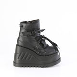 STOMP-60 - Blk Vegan Leather