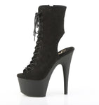 ADORE-1016 - Blk Faux Suede/Blk Matte