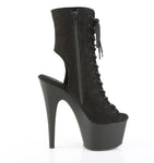 ADORE-1016 - Blk Faux Suede/Blk Matte