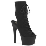 ADORE-1016 - Blk Faux Suede/Blk Matte