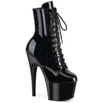 ADORE-1020BLG - Blk Pat-Blue Glitter/Blk