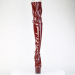 ADORE-3063 - Burgundy Str. Pat/Burgundy