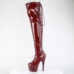 ADORE-3063 - Burgundy Str. Pat/Burgundy