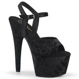 ADORE-709WR - Blk Shimmering Fabric/Blk