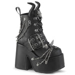 CAMEL-64 Blk Vegan Leather