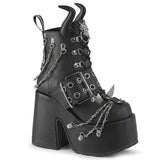 CAMEL-64 Blk Vegan Leather