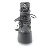 DAMNED-60 - Blk Vegan Leather