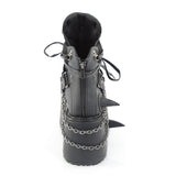 DAMNED-60 - Blk Vegan Leather