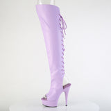 DELIGHT-3019 - Lavender Faux Leather/Lavender Matte