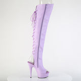 DELIGHT-3019 - Lavender Faux Leather/Lavender Matte