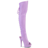 DELIGHT-3019 - Lavender Faux Leather/Lavender Matte