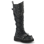 EMILY-221 Blk Vegan Leather