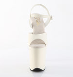 FLAMINGO-809 - Off-Wht Faux Leather/Off-Wht Matte