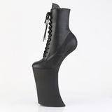 FORBIDDEN-1020 - Blk Faux Leather/Blk Matte